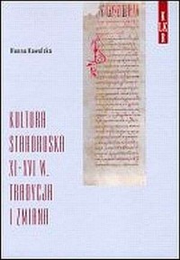 Kultura staroruska XI-XVI w. Tradycja - okładka książki