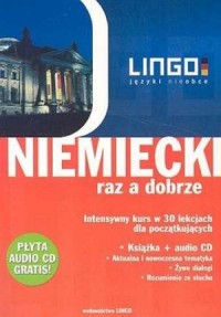 Niemiecki raz a dobrze (+ CD audio) - okładka podręcznika