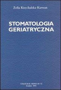Stomatologia geriatryczna - okładka książki