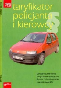 Taryfikator policjanta i kierowcy - okładka książki