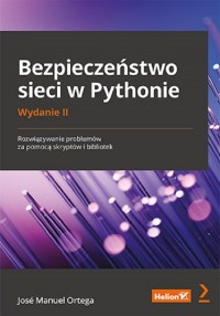 Bezpieczeństwo sieci w Pythonie. - okładka książki
