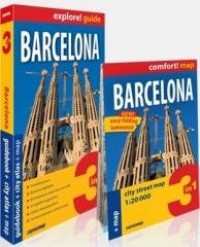 Explore! guide Barcelona 3w1 - okładka książki