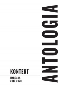 KONTENT. Wybrany 2017-2020. Antologia - okładka książki