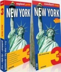 New York 3in1:guidebook + city - okładka książki