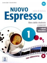 Nuovo Espresso 1 Podręcznik + wersja - okładka podręcznika