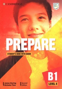 Prepare 4 Students Book with eBook - okładka podręcznika