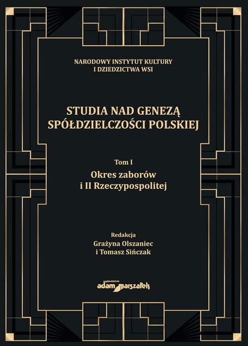 Studia nad genezą spółdzielczości - okładka książki