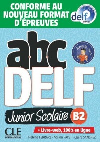 ABC DELF B2 junior scolaire książka - okładka podręcznika