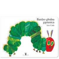 Bardzo głodna gąsienica mała - okładka książki