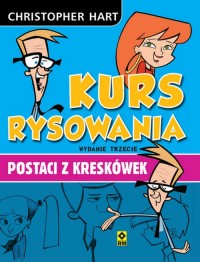 Kurs rysowania postaci z kreskówek - okładka książki