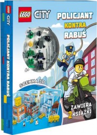 LEGO city Policjant kontra rabuś - okładka książki