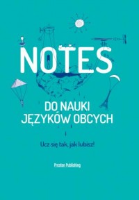 Notes do nauki języków obcych (zielony) - okładka podręcznika