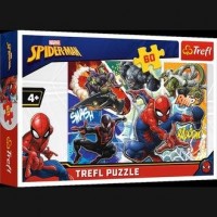 Puzzle 60 waleczny Spider-Man 17311 - zdjęcie zabawki, gry