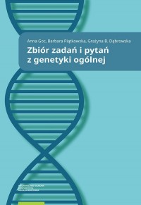 Zbiór zadań i pytań z genetyki - okładka książki