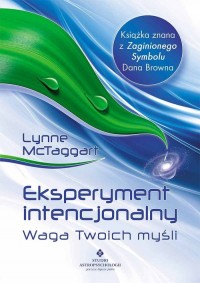 Eksperyment intencjonalny - waga - okładka książki