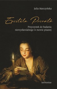 Epistula privata. Przyczynek do - okładka książki