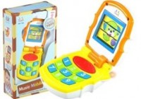 Kolorowy Muzyczny Telefon Komórkowy - zdjęcie zabawki, gry