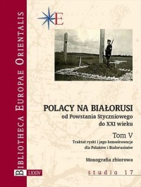 Polacy na Białorusi od Powstania - okładka książki