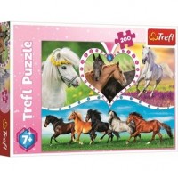 Puzzle Piękne konie (200 elem.) - zdjęcie zabawki, gry