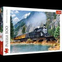 Puzzle Górski pociąg (500 elem.) - zdjęcie zabawki, gry