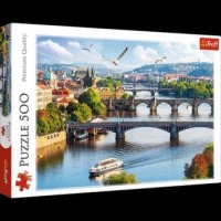 Puzzle Praga Czechy (500 elem.) - zdjęcie zabawki, gry