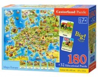 Puzzle edukacyjne Mapa Europy E-227 - zdjęcie zabawki, gry