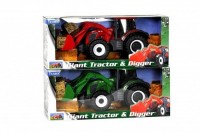 Traktor Gigant Spychacz 1:16 czerwony - zdjęcie zabawki, gry