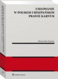 Usiłowanie w polskim i hiszpańskim - okładka książki