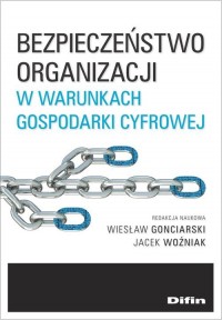 Bezpieczeństwo organizacji w warunkach - okładka książki