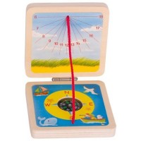 Kieszonkowy zegar słoneczny z kompasem - zdjęcie zabawki, gry