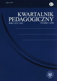 Kwartalnik Pedagogiczny 1/2021 - okładka książki