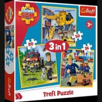 Puzzle 3w1 Strażak sam w akcji - zdjęcie zabawki, gry