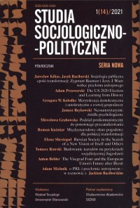 Studia socjologiczo polityczne - okładka książki