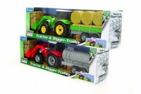 Teama traktor-spychacz z przyczepą - zdjęcie zabawki, gry