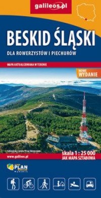 Beskid Śląski 2022 - mapa papierowa - okładka książki