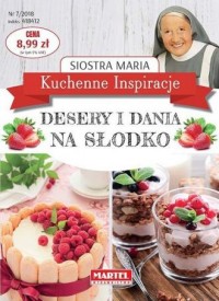 Dania i desery na słodko - okładka książki