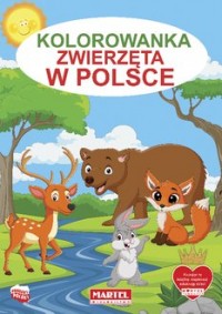 Kolorowanka Zwierzęta w Polsce - okładka książki