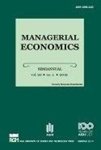 Managerial Economics 19/2 - okładka książki