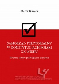 Samorząd terytorialny w konstytucjach - okładka książki