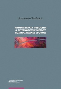 Administracja publiczna a alternatywne - okładka książki
