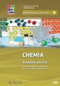 Chemia. Budowa atomu (CD) - okładka podręcznika