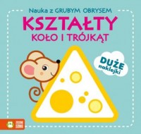 Nauka z grubym obrysem. Kształty - okładka książki