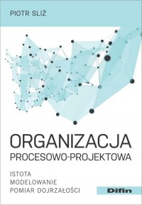 Organizacja procesowo-projektowa. - okładka książki