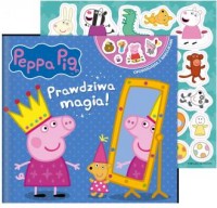 Peppa Pig. Opowiadania z naklejkami. - okładka książki