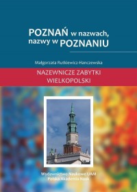 Poznań w nazwach, nazwy w Poznaniu - okładka książki