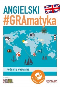 Angielski #GRAmatyka - okładka podręcznika