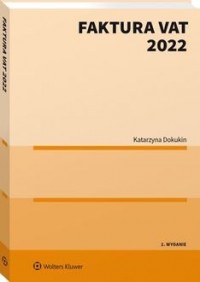 Faktura VAT 2022 - okładka książki