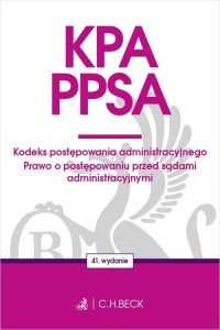 KPA PPSA. Kodeks postępowania administracyjnego. - okładka książki