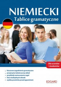 Niemiecki. Tablice gramatyczne - okładka podręcznika