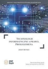 Technologie informatyczne a prawo. - okładka książki